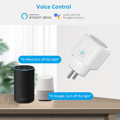 Tuya Smart WiFi Steckdose 16A – Energie‑Monitoring & App‑Steuerung (Smart‑Life)