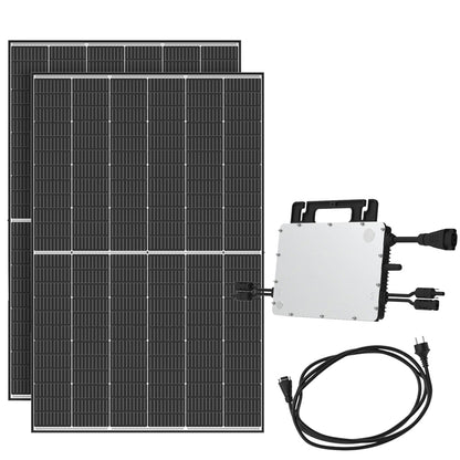 Balkonkraftwerk 940W Trina Solar – Hoymiles HMS‑800‑2WB – WLAN